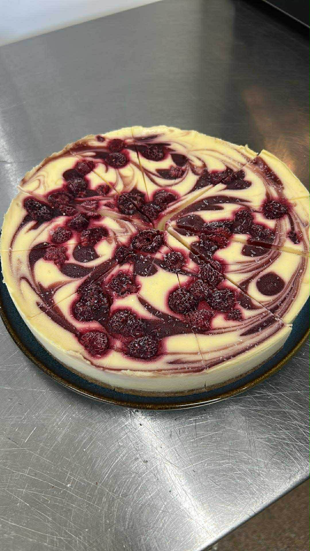 Berry Swirl Cheesecake