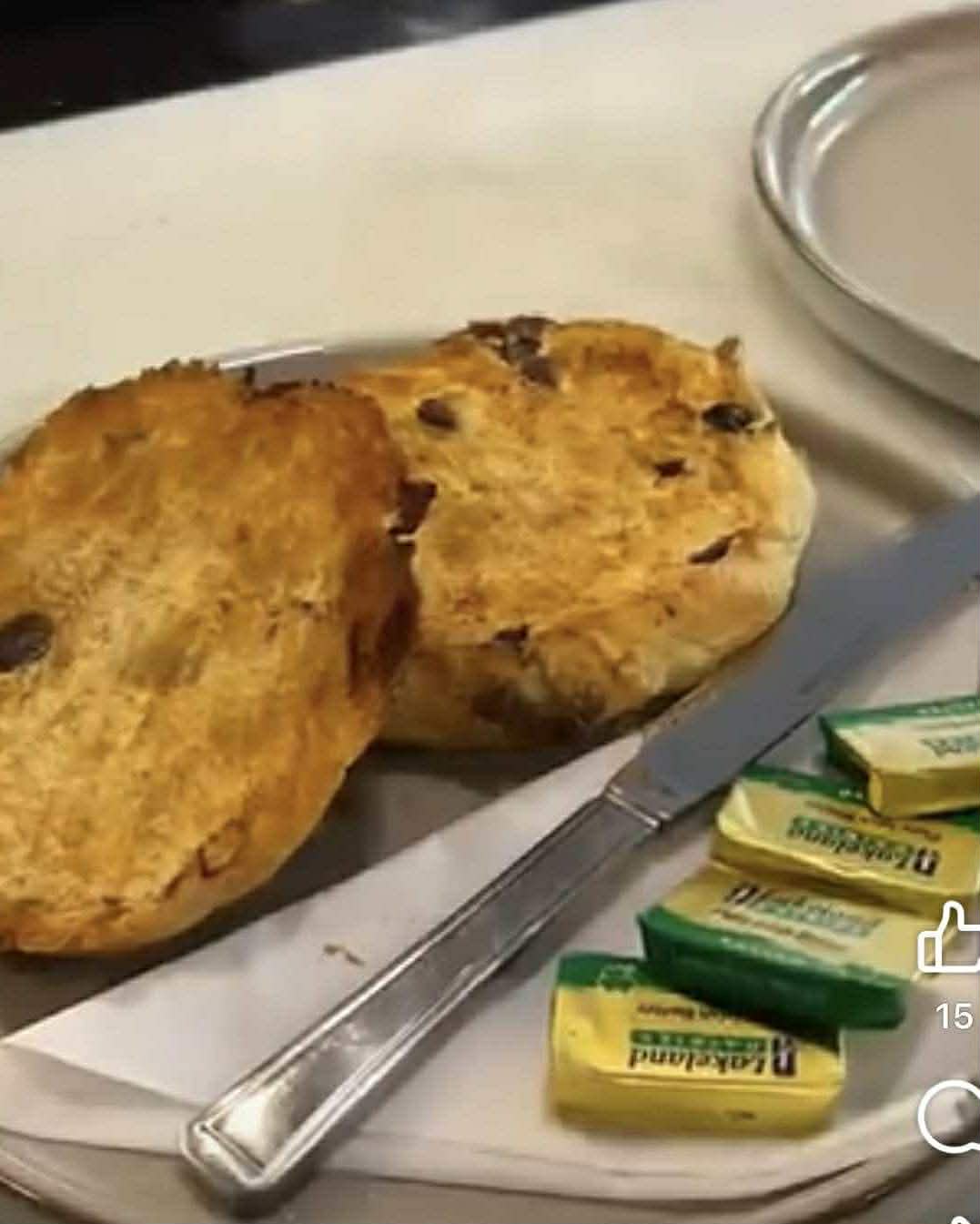 Toasted Scone with Butter