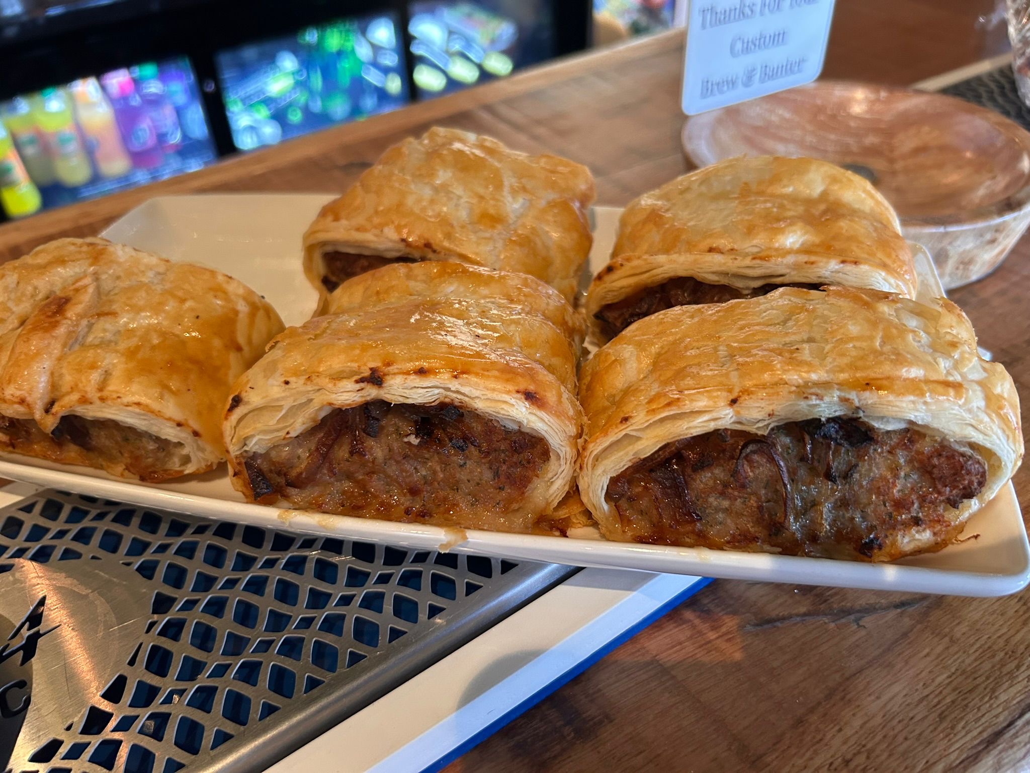 Homemade sausage rolls